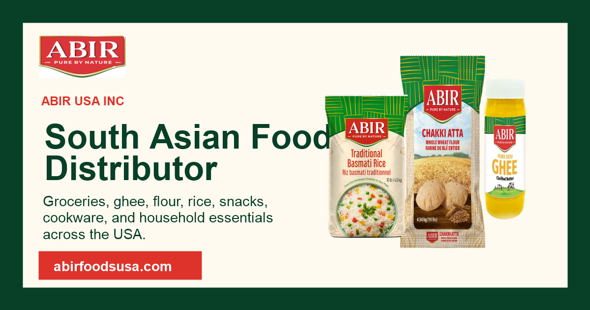 ABIR USA INC | South Asian Grocery Distributor in the USA
